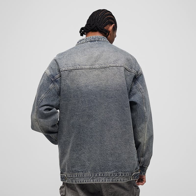 Джинсовая куртка GTRG Denim Jacket Blue - изображение 5