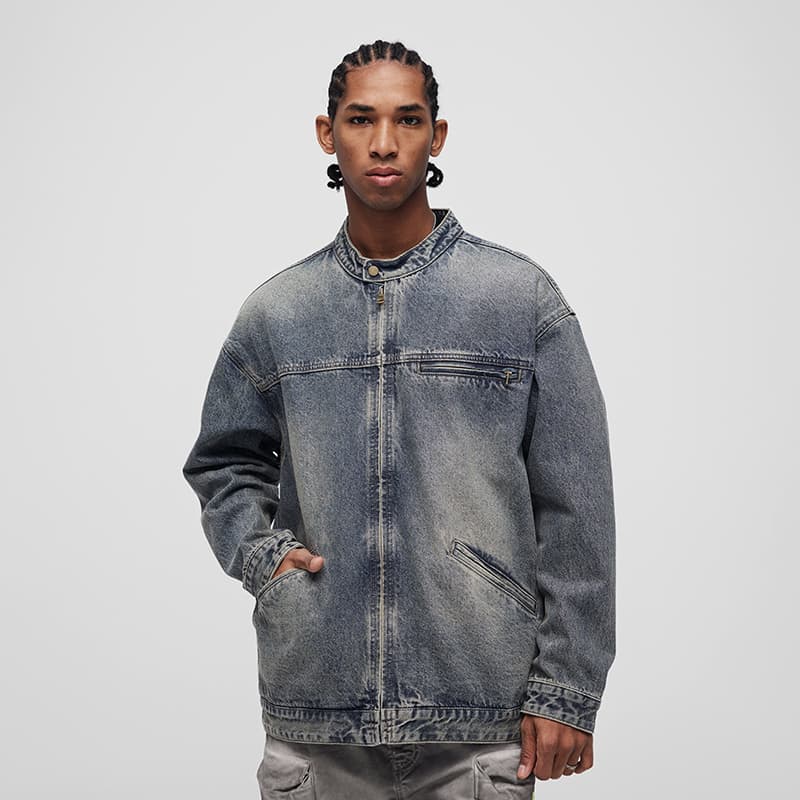 Джинсовая куртка GTRG Denim Jacket Blue - изображение 7
