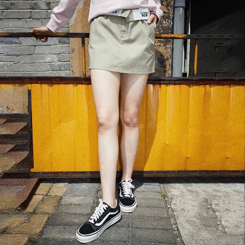 Dickies Карго Юбка Короткая Женская Хаки - изображение 6