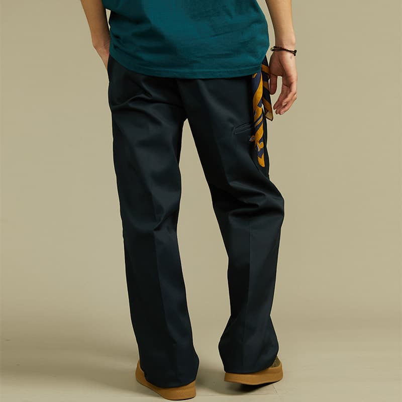 Штаны Dickies Темно-синие мужские карго-брюки - изображение 4