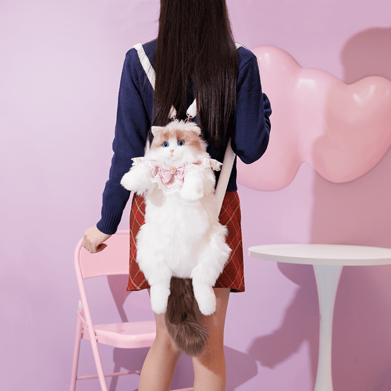 Мягкая игрушка Chongker Plush Cat Doll Backpack - изображение 6