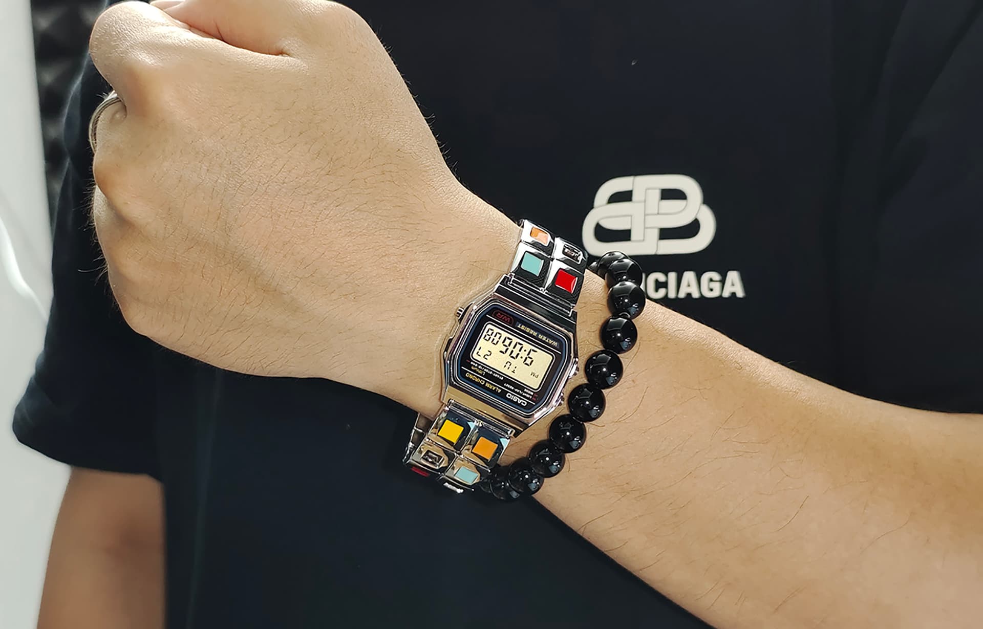 Часы Casio A158WA-1 ChromaGrid - изображение 8