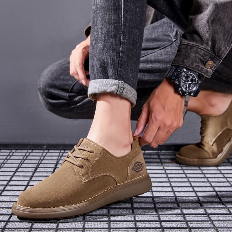 Dickies Повседневные кожаные туфли Мужские Верблюжий цвет - изображение 6