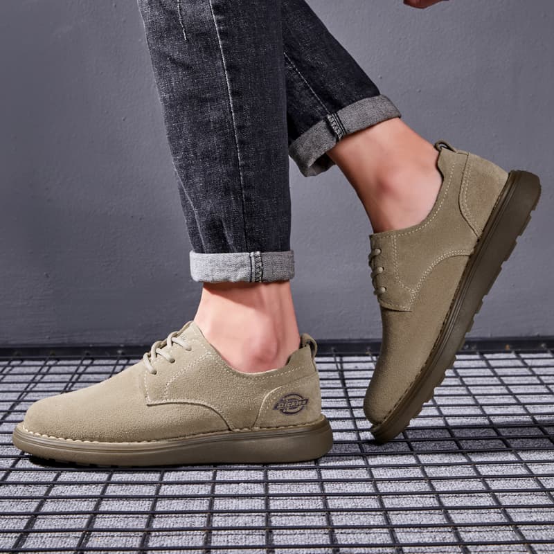 Dickies Повседневные кожаные туфли Мужские хаки - изображение 8