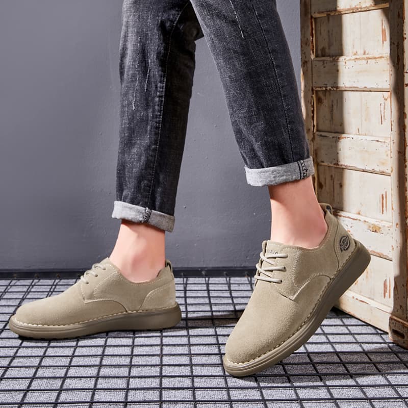 Dickies Повседневные кожаные туфли Мужские хаки - изображение 6