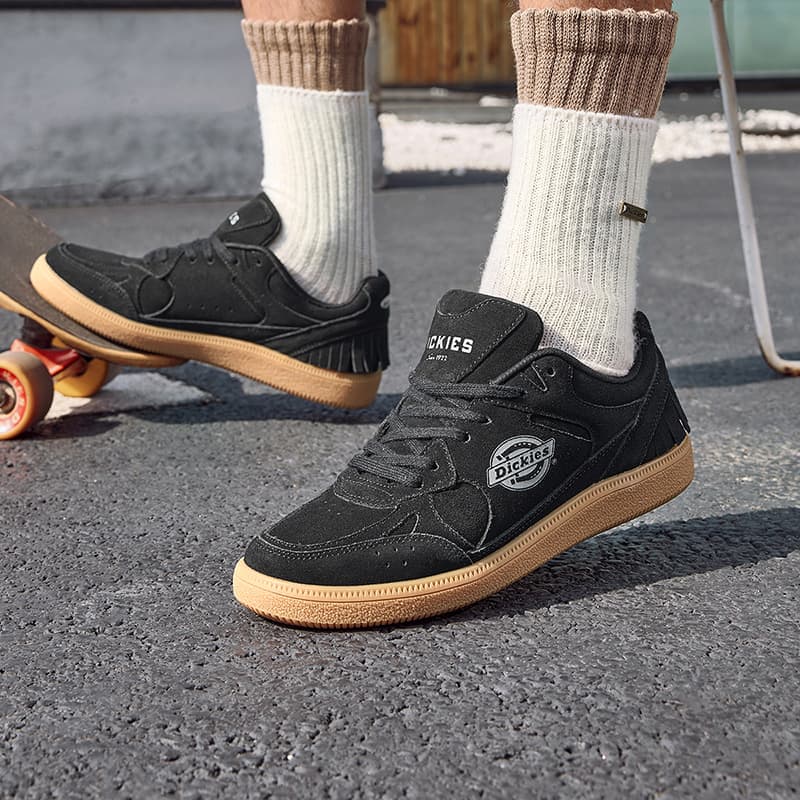 Кроссовки Dickies Износостойкие Легкие Низкие Кроссовки для Скейтбординга Мужские Черные - изображение 6