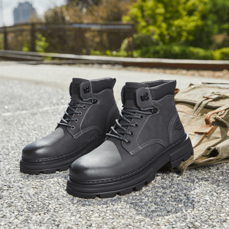 Ботинки Dickies 11,5cm Мужская ботинка Martin Черный Серый - изображение 7
