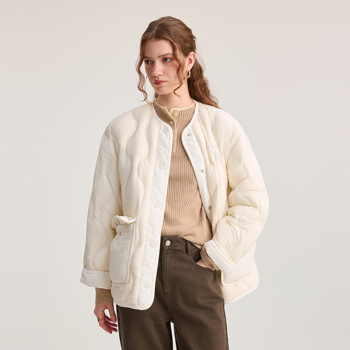 Пуховик Teenie Weenie Lightweight Warm Shaped Down Collection Женские Пуховики - изображение 4