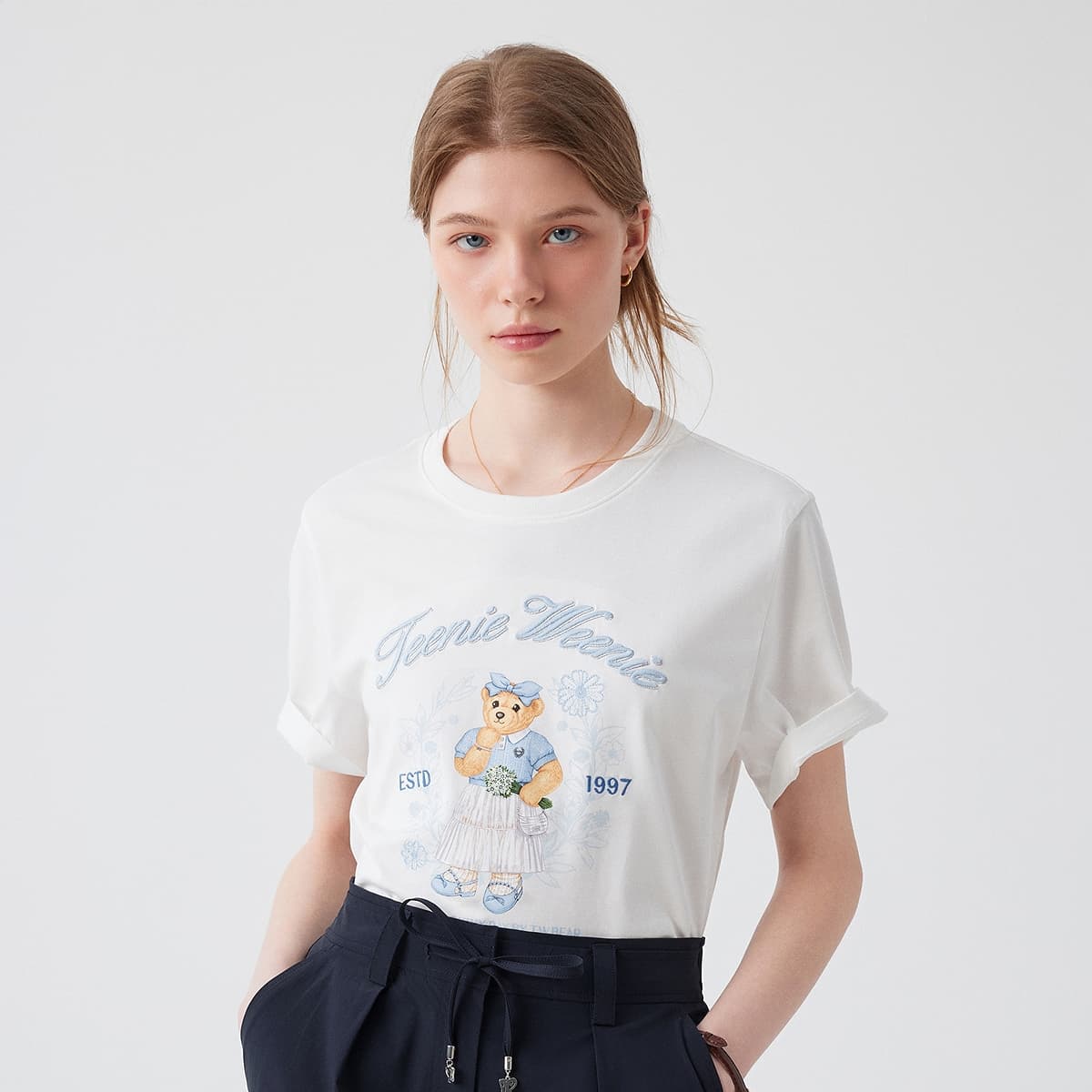Футболка Teenie Weenie Женские футболки с коротким рукавом - изображение 7