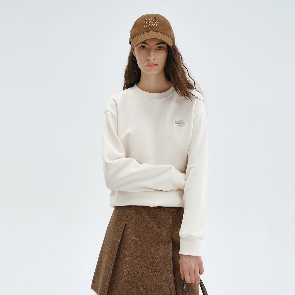 Кофта Teenie Weenie Vintage Basic Minimalist Collection Женские Свитшоты - изображение 3