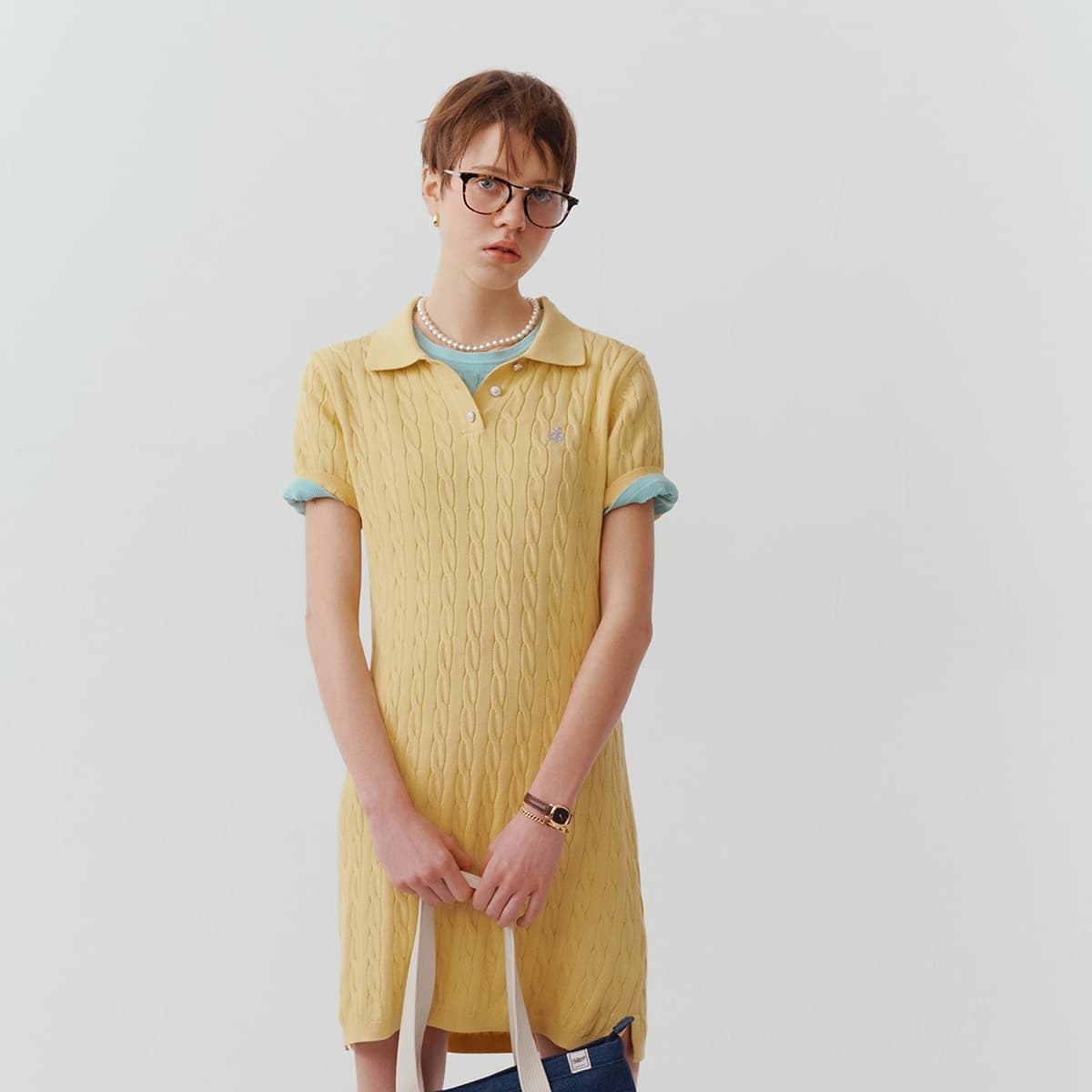 Платье Teenie Weenie Короткий Sleeved Платье Женские - изображение 3
