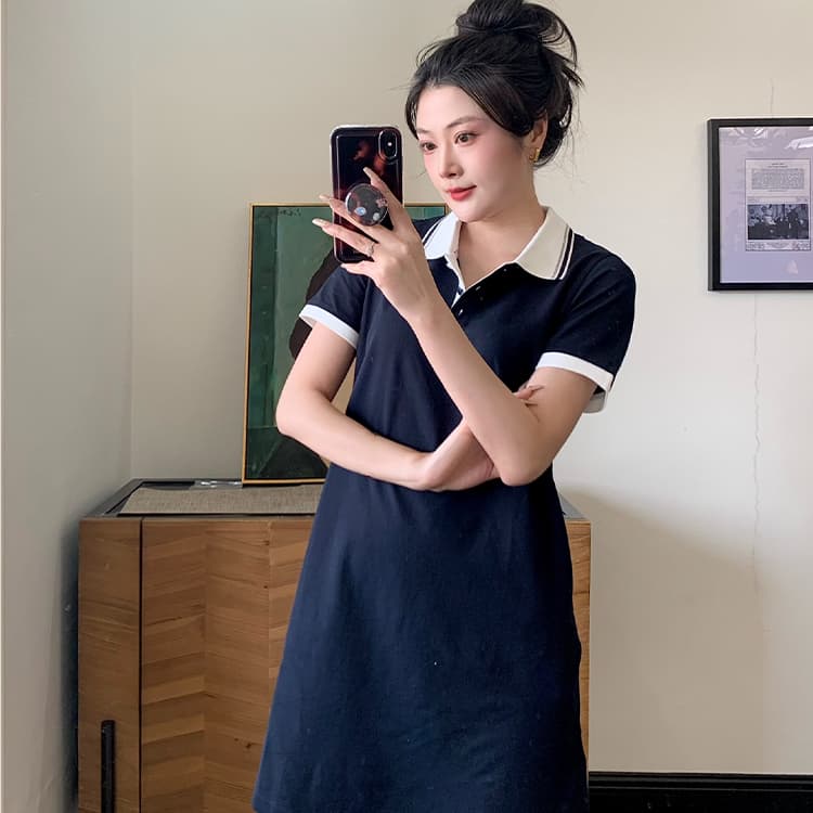 Платье Teenie Weenie Женские Короткие Платья с Рукавами - изображение 8