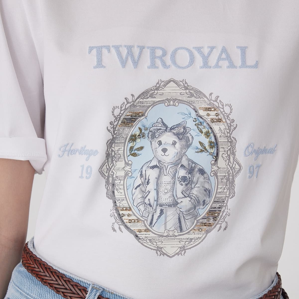 Футболка Teenie Weenie Женские футболки с коротким рукавом - изображение 6