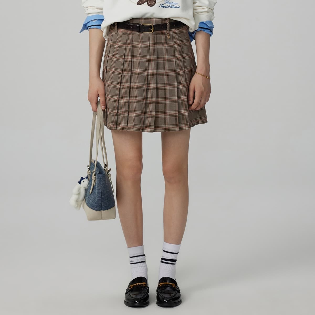 Юбка Teenie Weenie Повседневные короткие юбки для женщин - изображение 4