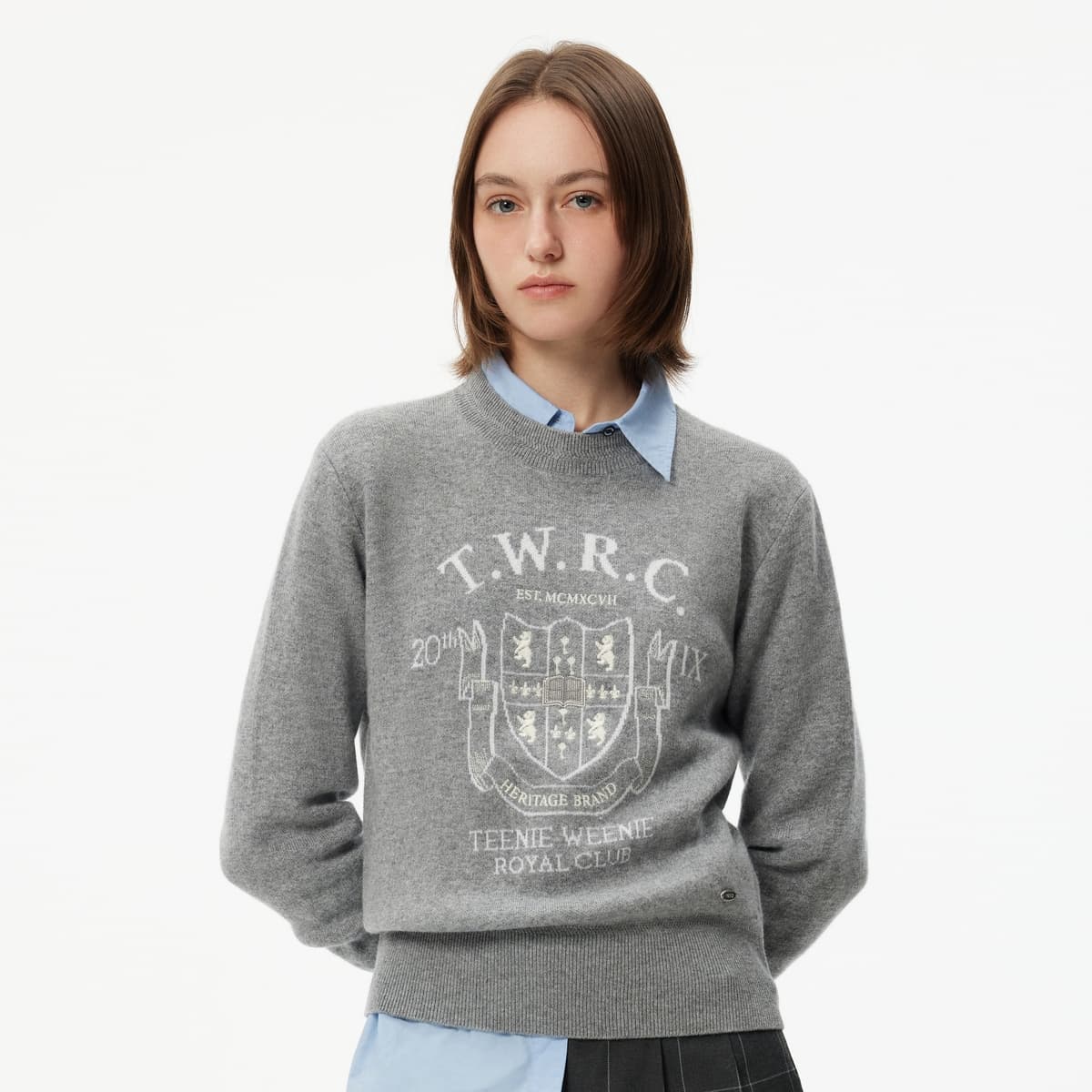 Кардиган Teenie Weenie Свитер Женский Серый - изображение 6