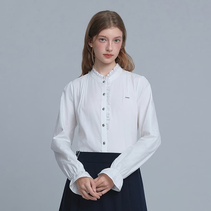 Блузка Teenie Weenie Белый Женские Рубашки - изображение 3