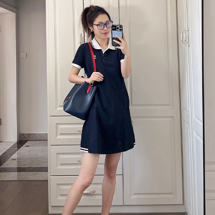 Платье Teenie Weenie Женские Короткие Платья с Рукавами - изображение 6