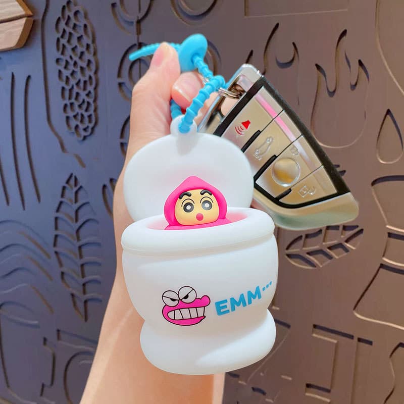 Кулон Crayon Shinchan ПВХ Брелоки Унисекс - изображение 3