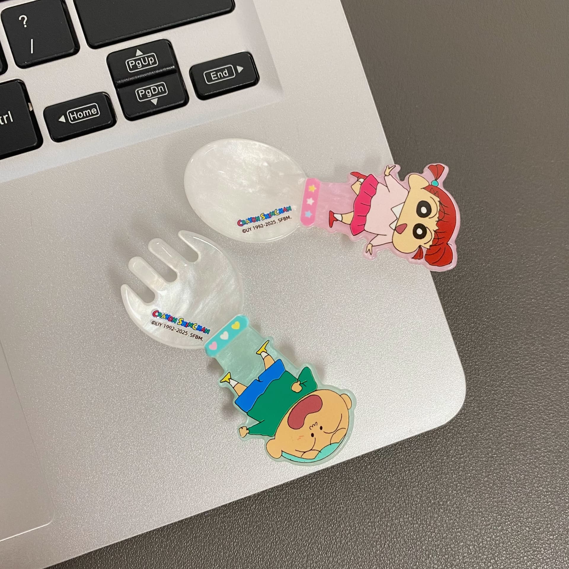 Заколка Crayon Shinchan Акриловые заколки для волос унисекс - изображение 2