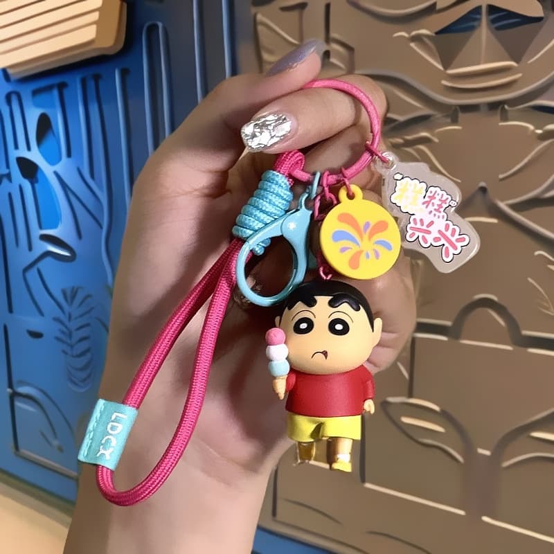 Кулон Crayon Shinchan ПВХ Брелоки Унисекс - изображение 7