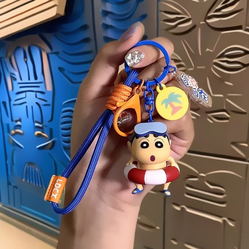 Кулон Crayon Shinchan ПВХ Брелоки Унисекс - изображение 4