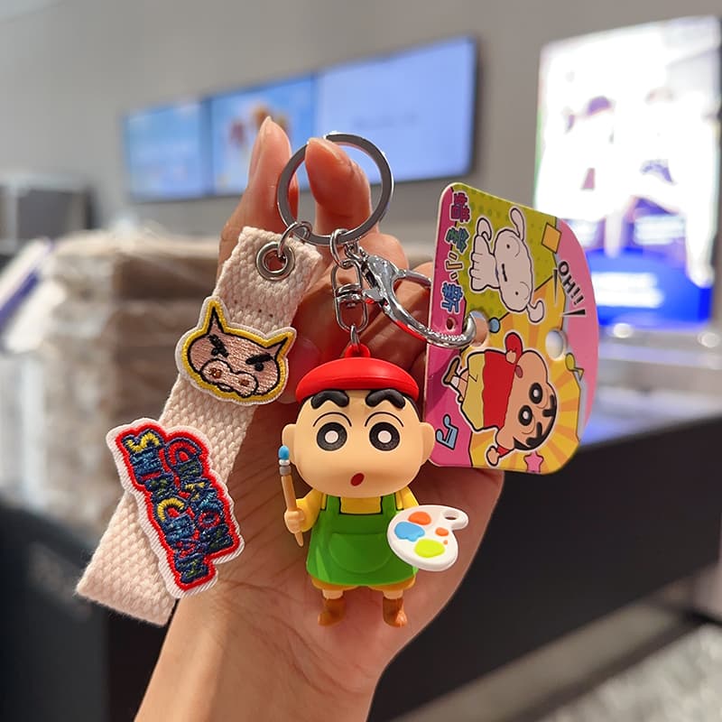 Кулон Crayon Shinchan ПВХ Брелоки Унисекс - изображение 4