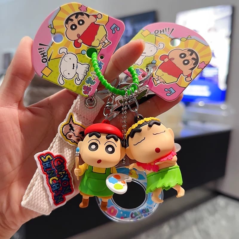 Кулон Crayon Shinchan ПВХ Брелоки Унисекс - изображение 3