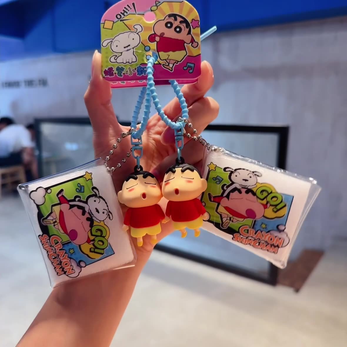 Кулон Crayon Shinchan ПВХ Брелоки Унисекс - изображение 2