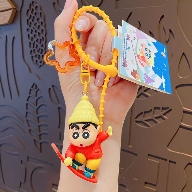 Кулон Crayon Shinchan ПВХ Брелоки Унисекс - изображение 6