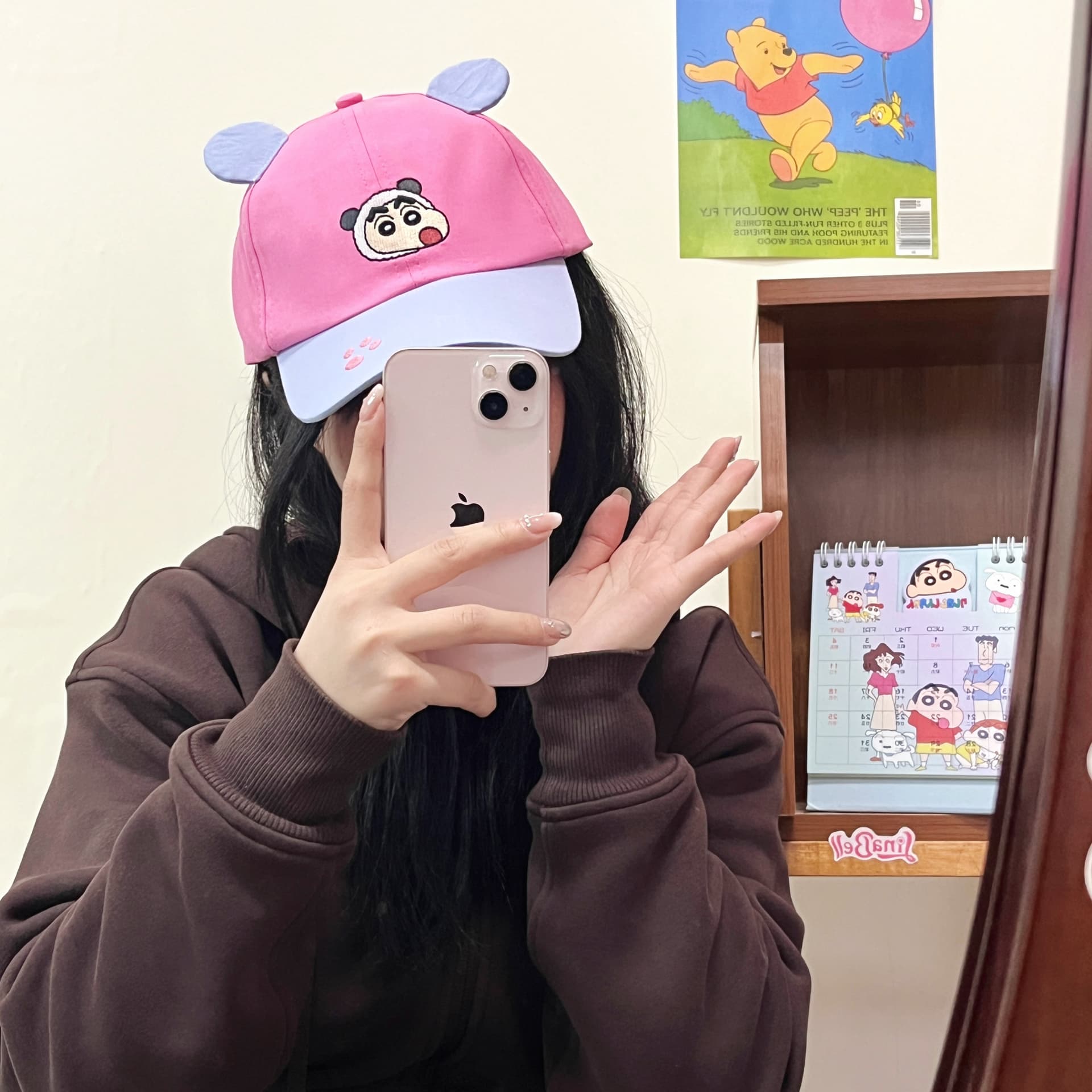 Кепка Crayon Shinchan Хлопковые кепки для детей - изображение 2