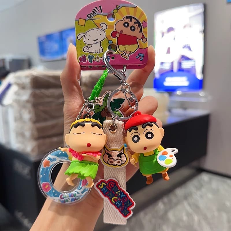 Кулон Crayon Shinchan ПВХ Брелоки Унисекс - изображение 6