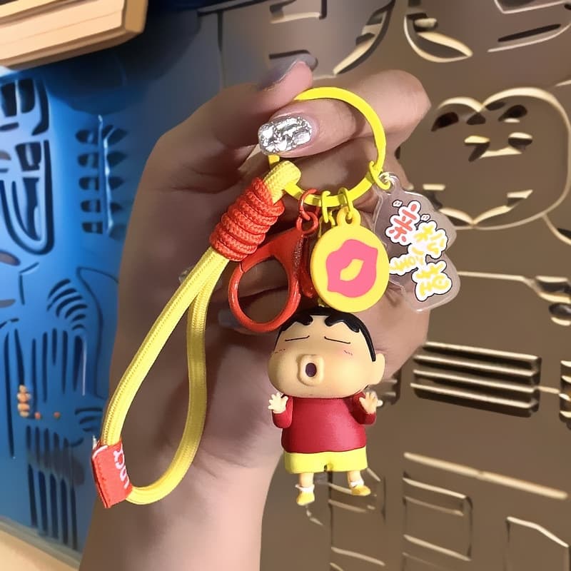 Кулон Crayon Shinchan ПВХ Брелоки Унисекс - изображение 5