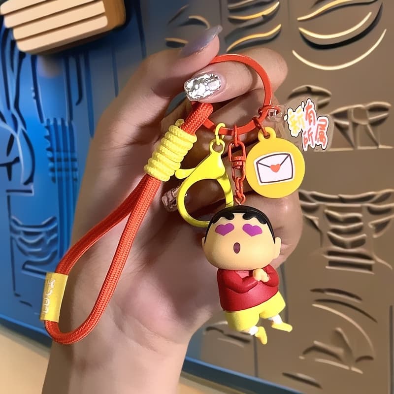Кулон Crayon Shinchan ПВХ Брелоки Унисекс - изображение 6