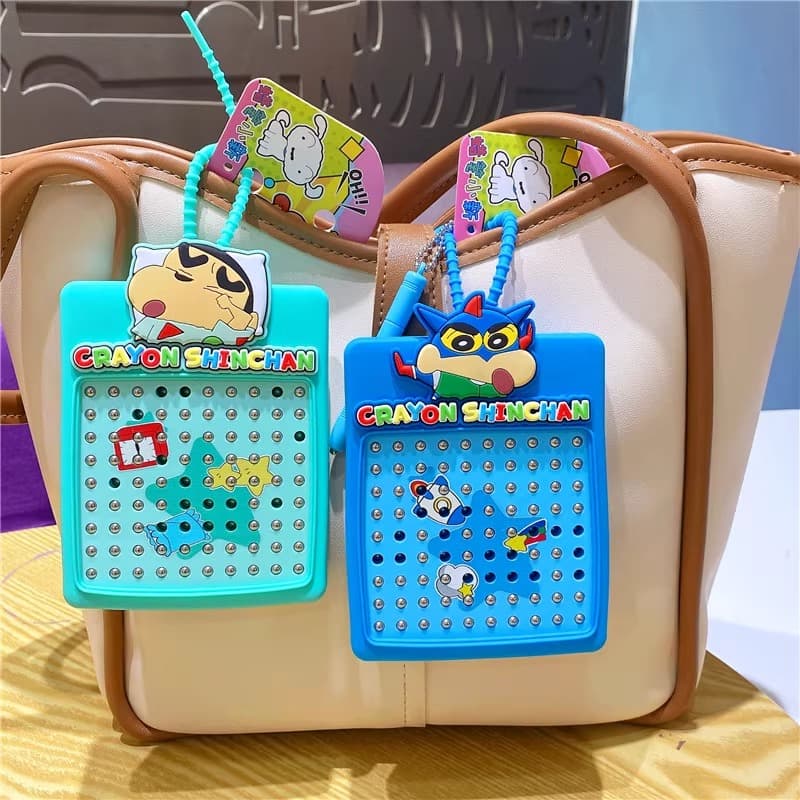 Кулон Crayon Shinchan ПВХ Брелоки Унисекс - изображение 8