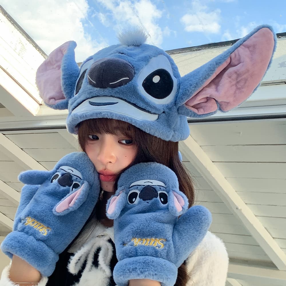 Головной убор Disney Stitch Полиэстер Шапки-бини Унисекс - изображение 2