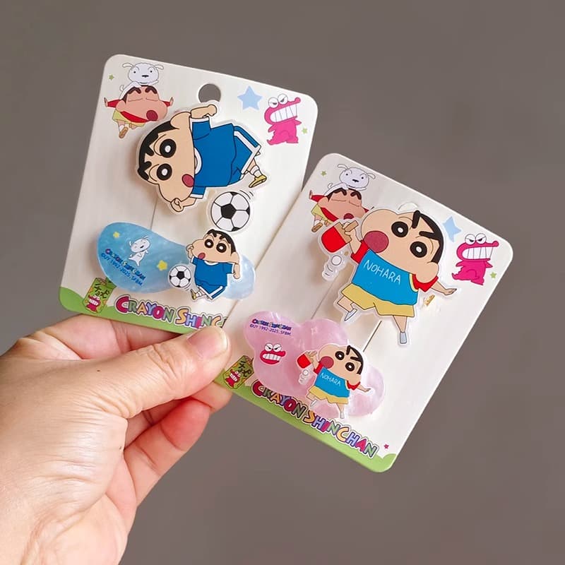 Заколка Crayon Shinchan Акриловые заколки для волос унисекс - изображение 3