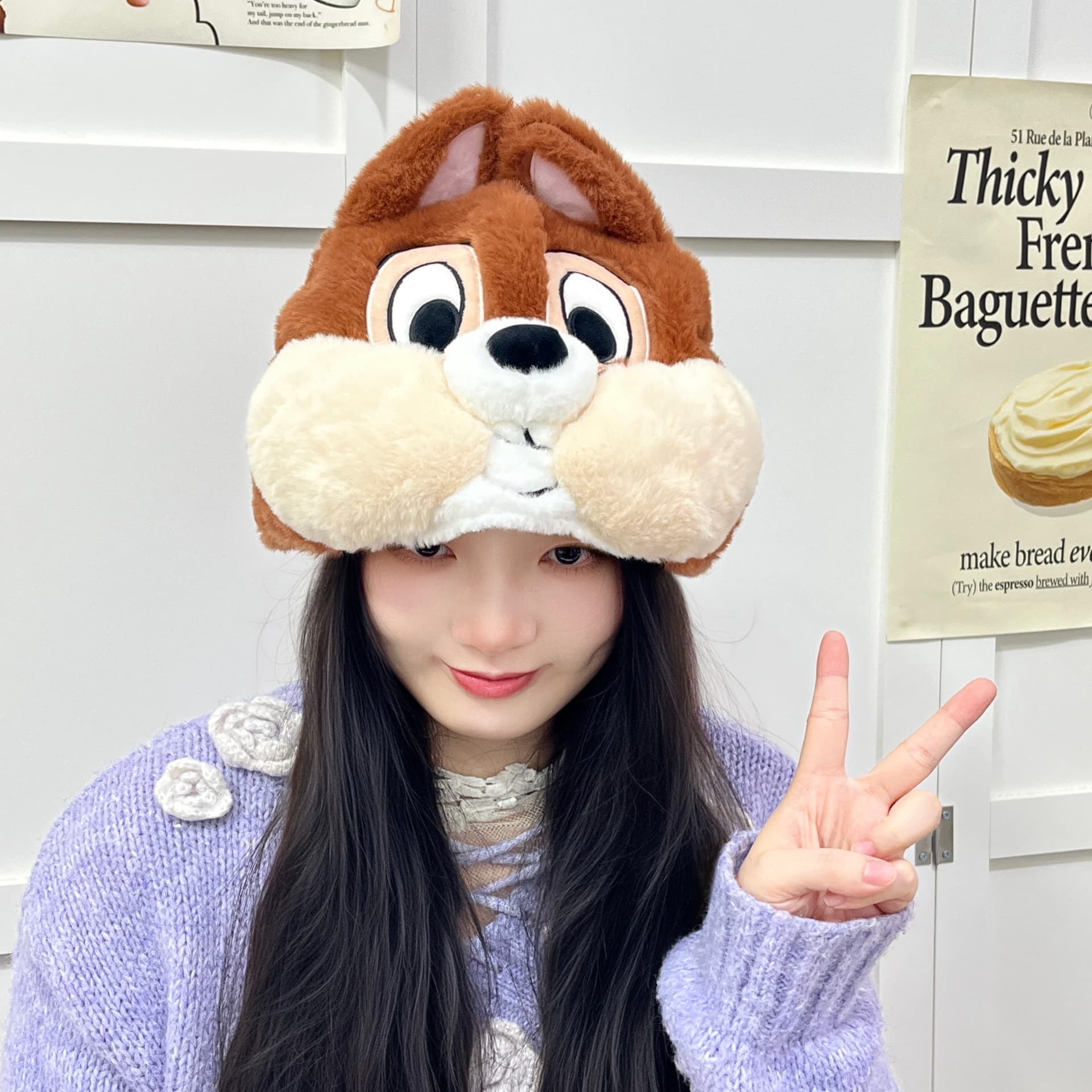 Головной убор Disney Chip 'N Dale зимние наклейки - изображение 5