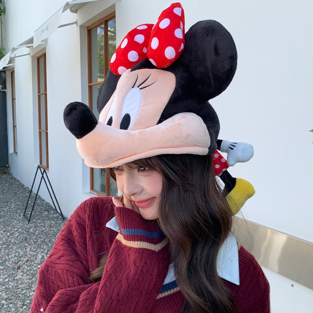 Головной убор Disney Minnie Mouse Mickey Mouse Полиэстер Шапки-бини Унисекс - изображение 4