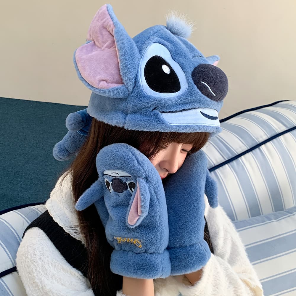 Головной убор Disney Stitch Полиэстер Шапки-бини Унисекс - изображение 4