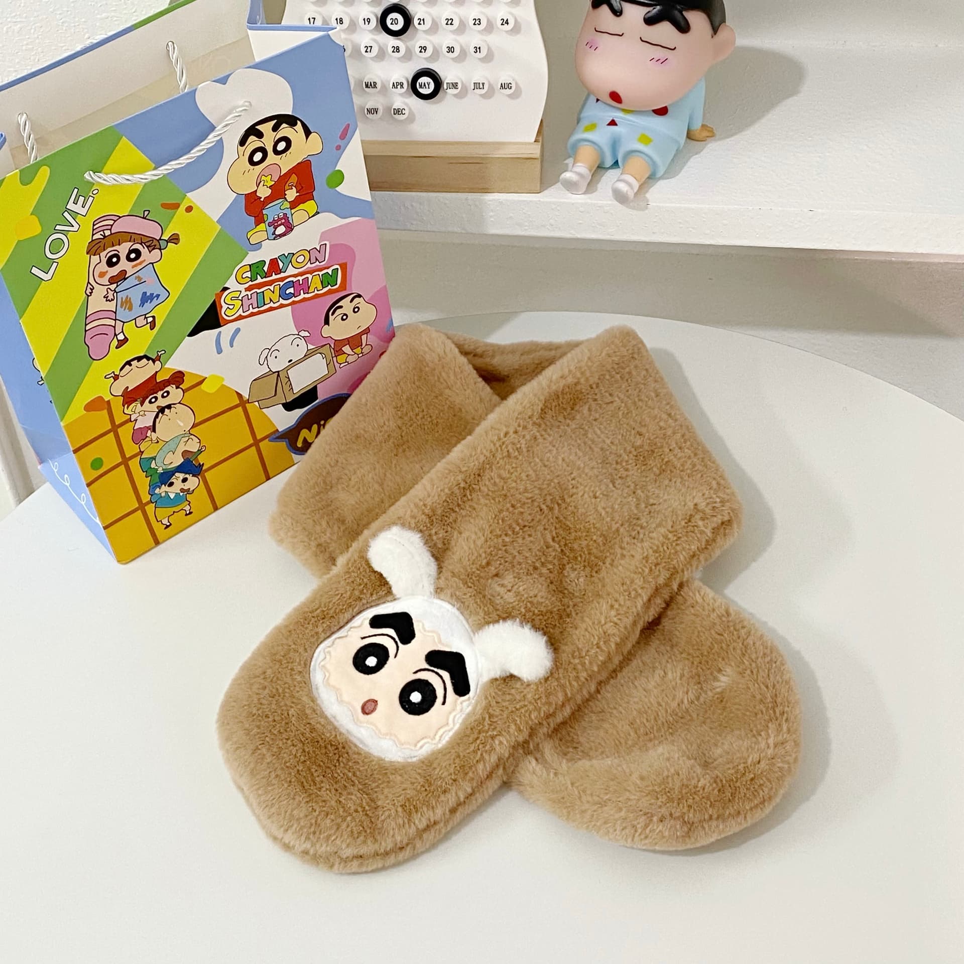 Шарф Crayon Shinchan Полиэстер Трикотаж Шарфы Унисекс - изображение 3