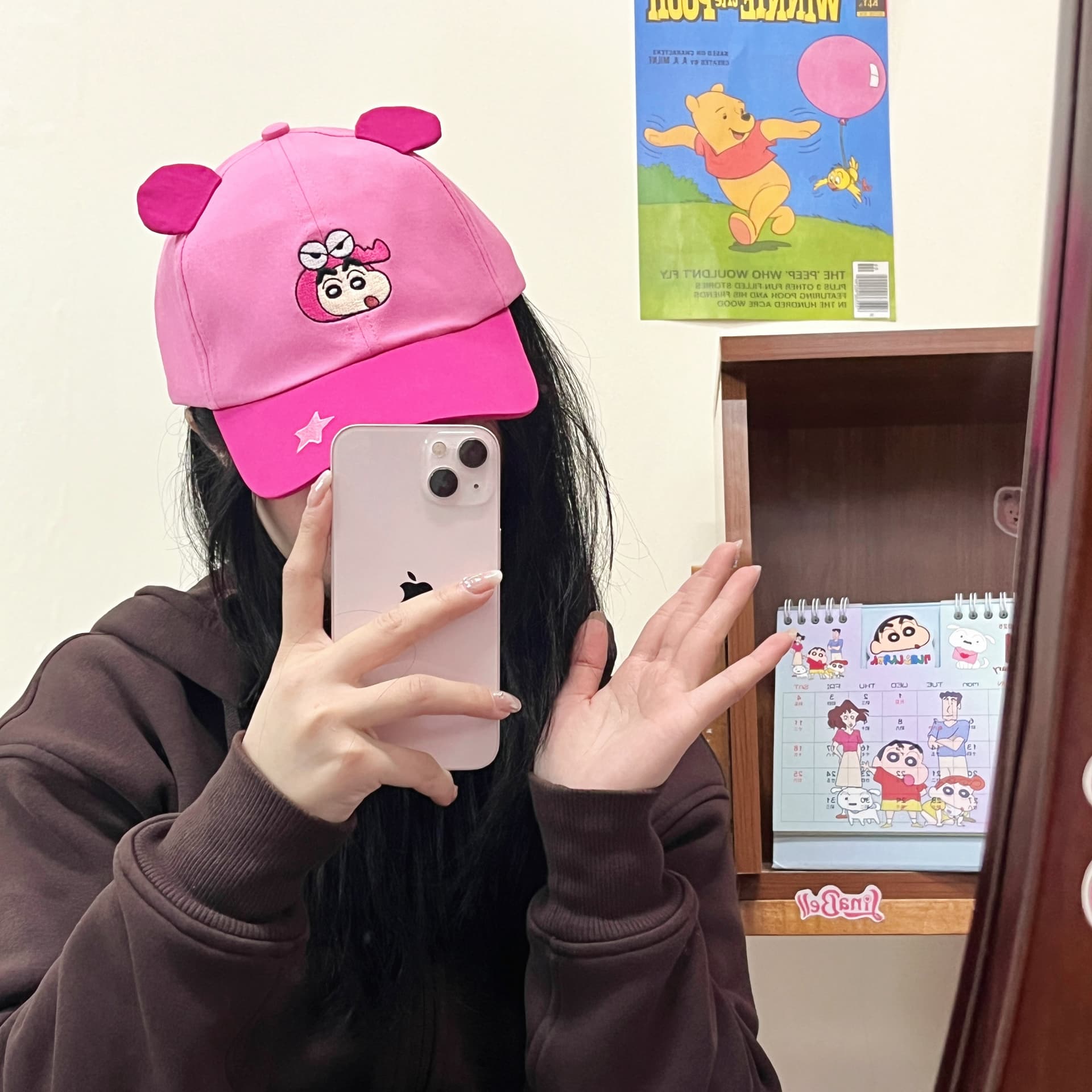 Кепка Crayon Shinchan Хлопковые кепки для детей - изображение 2