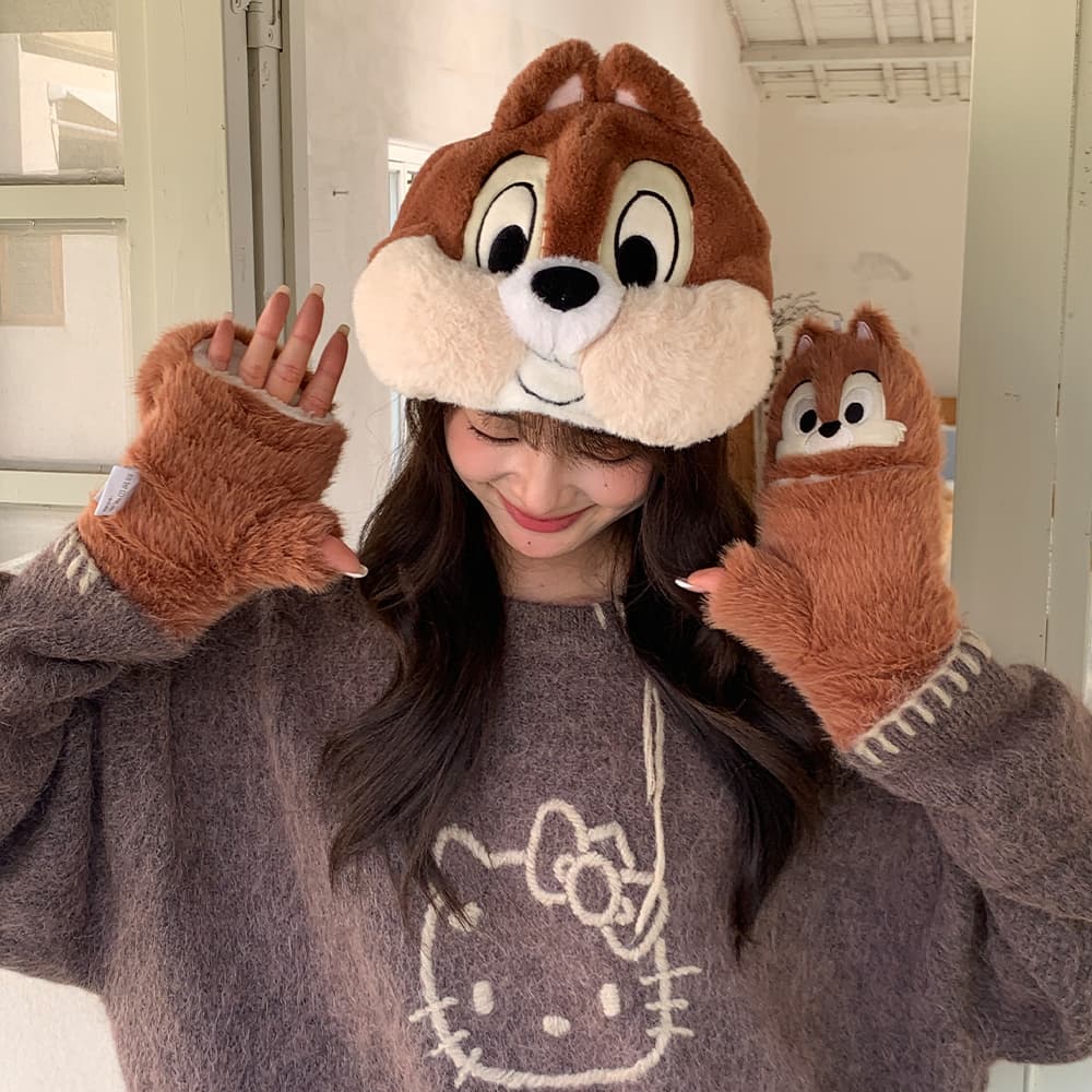 Головной убор Disney Chip 'N Dale зимние наклейки - изображение 2