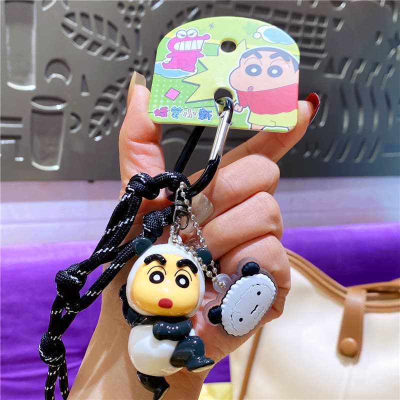 Кулон Crayon Shinchan ПВХ Брелоки Унисекс - изображение 19