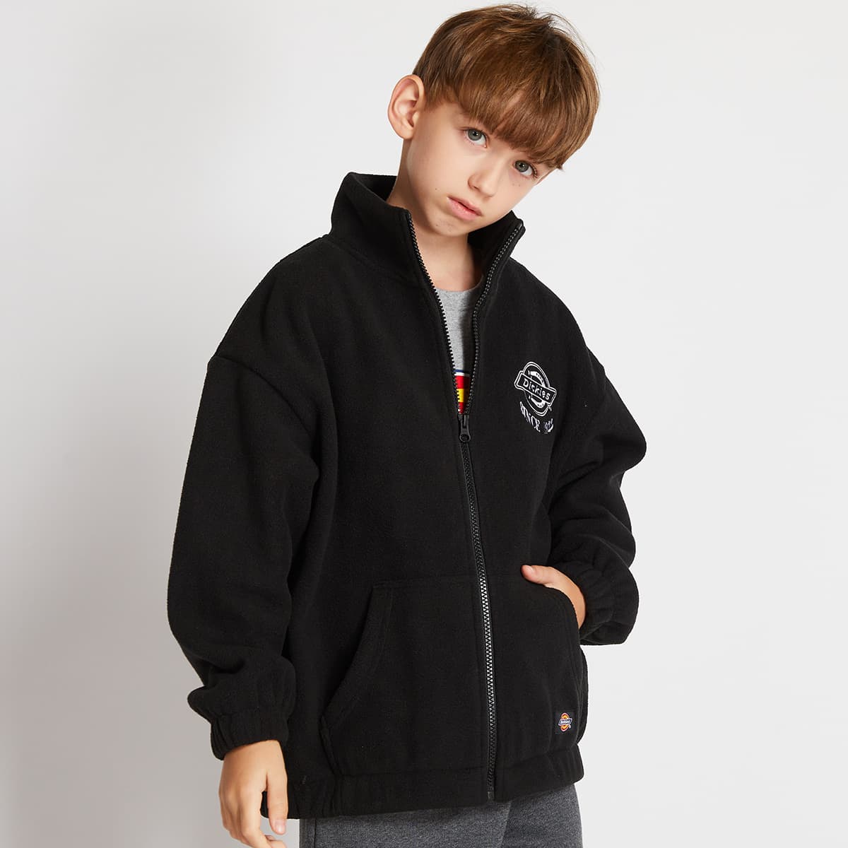 Dickies Бархатовое пальто для детей черного цвета - изображение 4