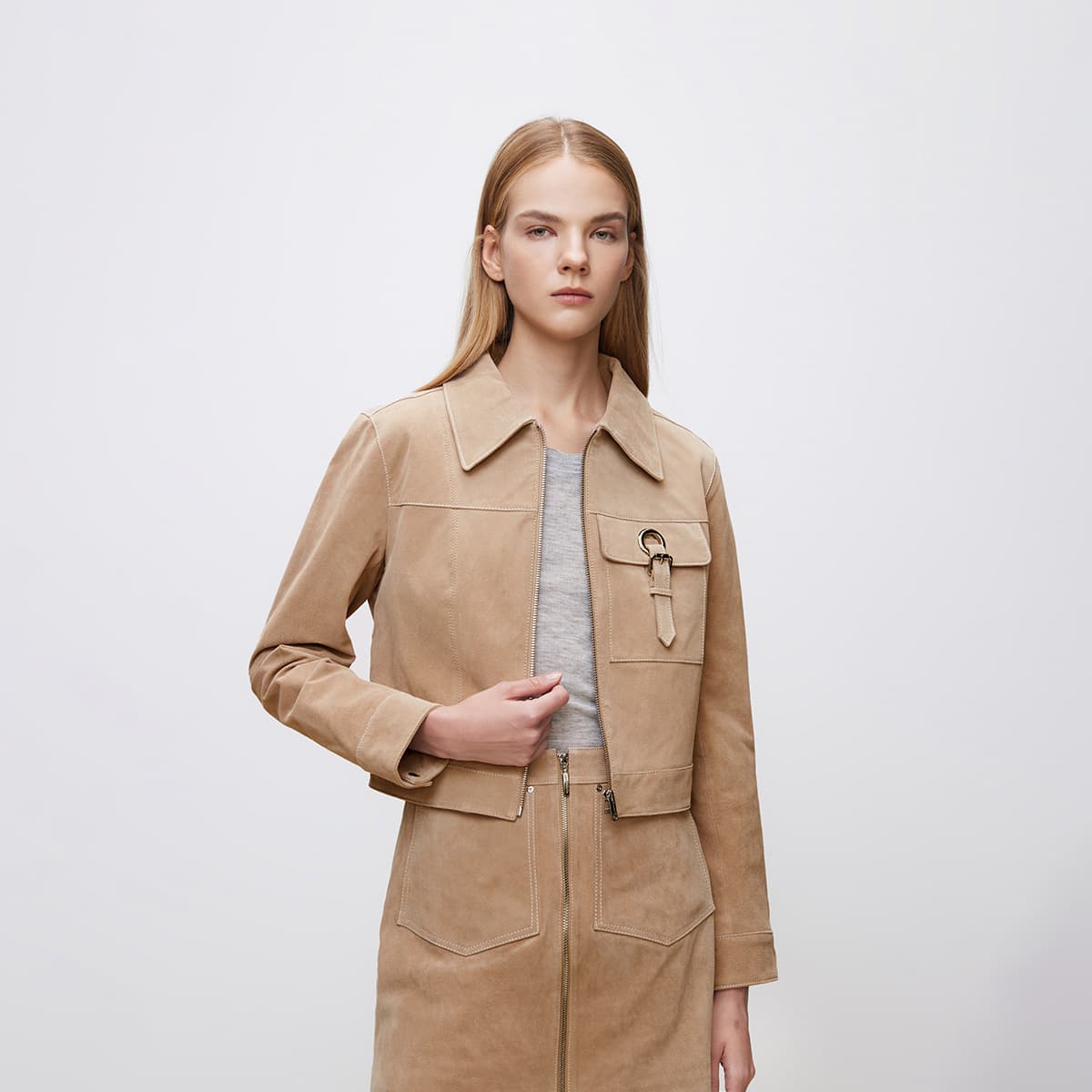 Only Женские Кожаные Куртки - изображение 19