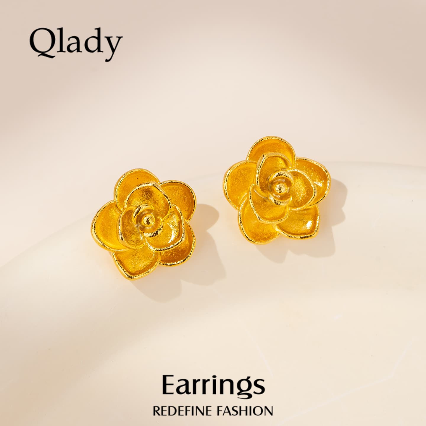 Серьги QLADY Сплав Серьги-гвоздики Женские - изображение 2