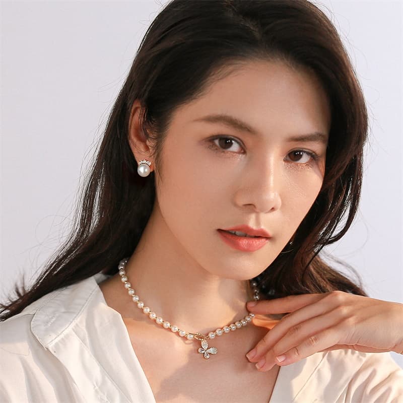Серьги Серьги-гвоздики из серебра 925 пробы с серебряной иглой QLADY для женщин - изображение 3
