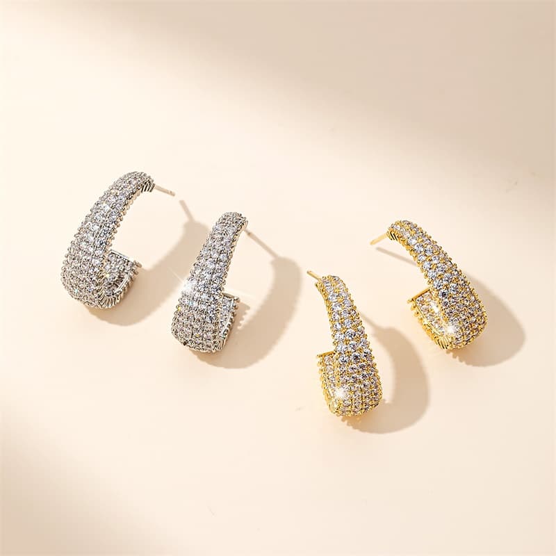 Серьги Серьги QLADY из серебра 925 пробы женские - изображение 6