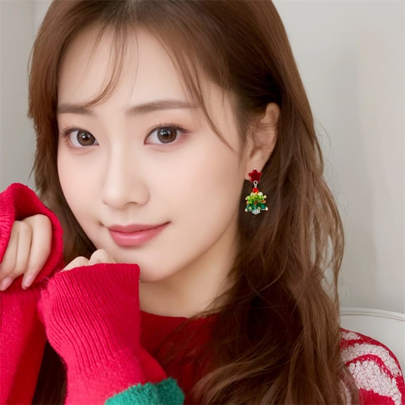Серьги QLADY Alloy Acrylic Earrings Women's QLADY Сплав Акриловые серьги для женщин - изображение 3