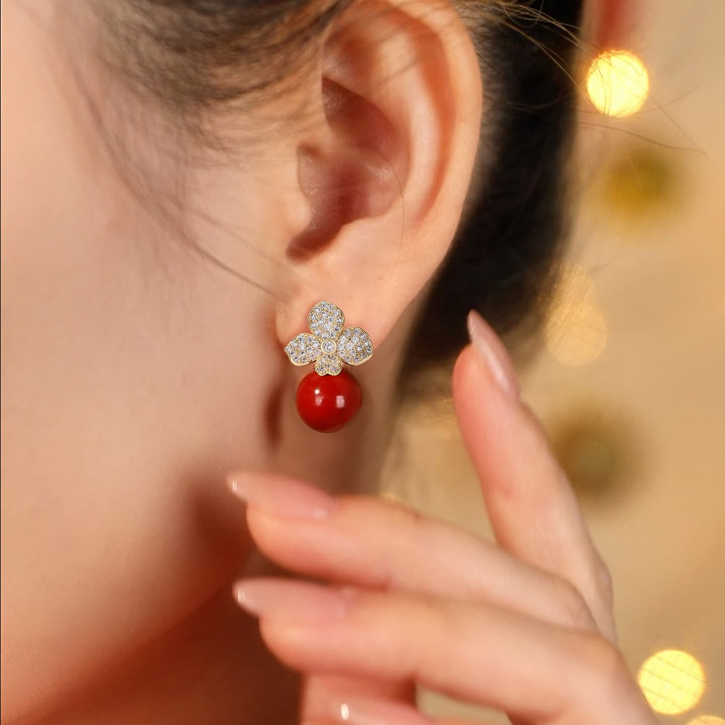 Серьги QLADY Серьги-гвоздики из серебра 925 пробы унисекс - изображение 4